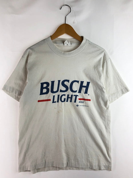 【現状渡し品】【メンズ】 STONY CREEK スト―二ー クリーク 80's BUSCH LIGHT BEER TEE 80年代 ブッシュ ライト ビール Tシャツ 半袖Tシャツ 157-250809-na-14-tag サイズ：L カラー：ホワイト 万代Net店