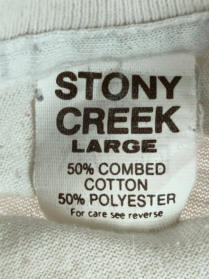 【現状渡し品】【メンズ】 STONY CREEK スト―二ー クリーク 80's BUSCH LIGHT BEER TEE 80年代 ブッシュ ライト ビール Tシャツ 半袖Tシャツ 157-250809-na-14-tag サイズ：L カラー：ホワイト 万代Net店