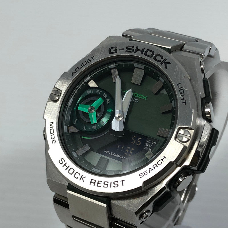 【中古品】【メンズ】 CASIO カシオ G-SHOCK ジーショック GST-B500AD-3AJF タフソーラー 腕時計 196-241117-na-01-tag カラー：シルバー 万代Net店