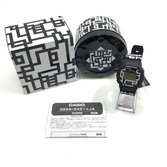 【中古美品】【メンズ】 CASIO カシオ G-SHOCK ジーショック 布袋寅泰35周年記念モデル DW-5600HT-1JR クォーツ 腕時計 196-241115-yk-08-tag カラー：BLACK 万代Net店