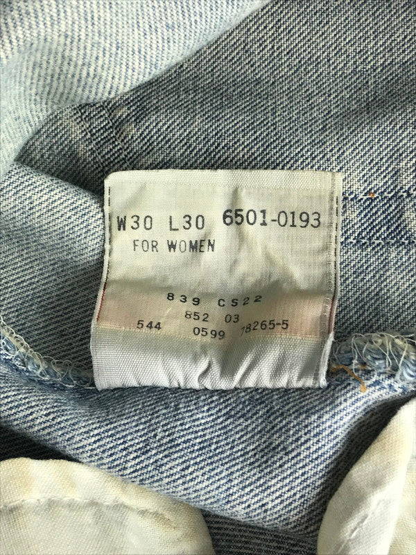 【現状渡し品】【メンズ】 Levi's リーバイス 90’s 501 DENIM PANTS デニムパンツ USA製 157-241119-yk-10-tag サイズ：30 カラー：ライトインディゴ 万代Net店