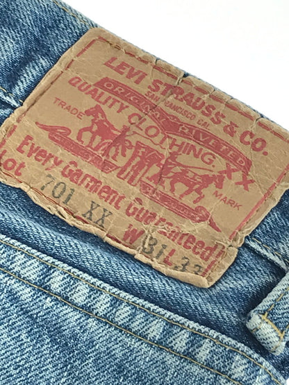 【中古品】【メンズ】 Levi's リーバイス 90’s 701XX デニムショーツ ボトムス 日本製復刻 157-241119-yk-09-tag サイズ：31 カラー：ライトインディゴ 万代Net店