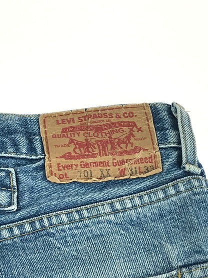 【中古品】【メンズ】 Levi's リーバイス 90’s 701XX デニムショーツ ボトムス 日本製復刻 157-241119-yk-09-tag サイズ：31 カラー：ライトインディゴ 万代Net店