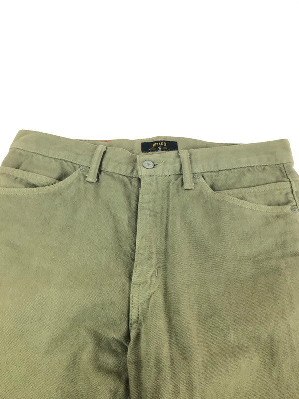 【中古品】【メンズ】 WTAPS ダブルタップス 171WVDT-PTM05 BLUES.SKINNY.CW スキニーパンツ ボトムス 153-241114-ki-10-tag サイズ：M カラー：オリーブ 万代Net店