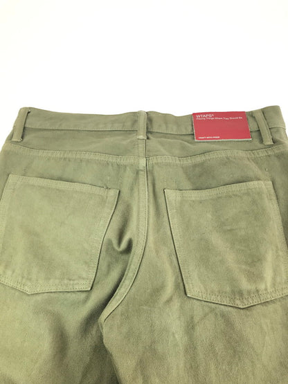 【中古品】【メンズ】 WTAPS ダブルタップス 171WVDT-PTM05 BLUES.SKINNY.CW スキニーパンツ ボトムス 153-241114-ki-10-tag サイズ：M カラー：オリーブ 万代Net店