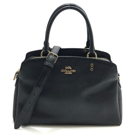 【中古品】【レディース】 COACH コーチ 2WAYハンドバッグ 91493 ショルダーバッグ カバン 180-241120-yk-14-tag カラー：BLACK 万代Net店