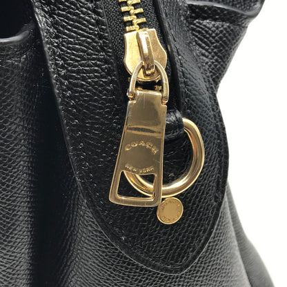 【中古品】【レディース】 COACH コーチ 2WAYハンドバッグ 91493 ショルダーバッグ カバン 180-241120-yk-14-tag カラー：BLACK 万代Net店