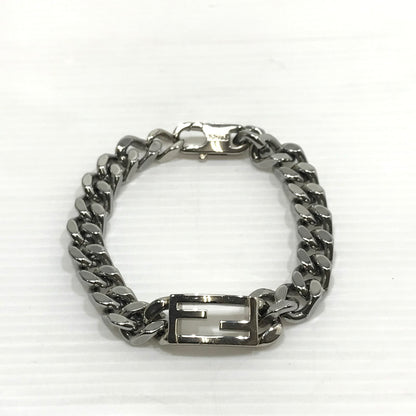 【中古品】【メンズ/レディース】 FENDI フェンディ バゲット ブレスレット アクセサリー 182-241115-yk-06-tag カラー：シルバー 万代Net店