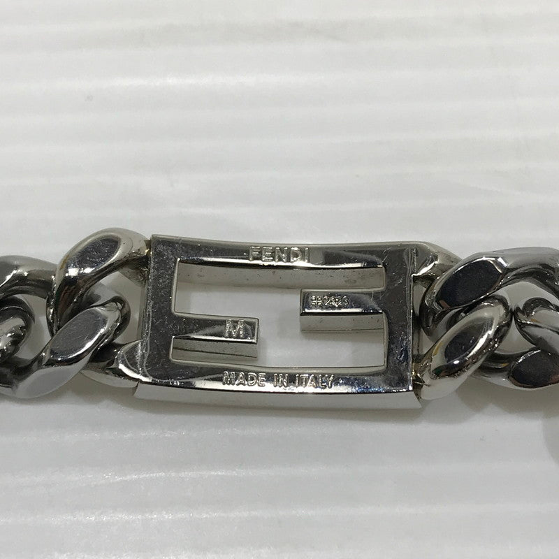 【中古品】【メンズ/レディース】 FENDI フェンディ バゲット ブレスレット アクセサリー 182-241115-yk-06-tag カラー：シルバー 万代Net店