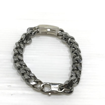 【中古品】【メンズ/レディース】 FENDI フェンディ バゲット ブレスレット アクセサリー 182-241115-yk-06-tag カラー：シルバー 万代Net店