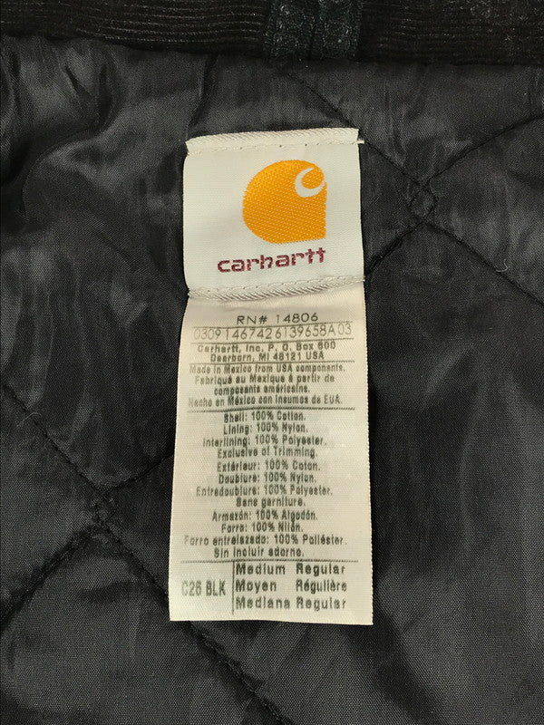 【中古品】【メンズ】 Carhartt カーハート C26 BLK＆A148 BLK TRADITIONAL COAT ARCTIC QUILT LINED トラディショナルコート アークティック キルト ラインド アウター 147-241114-ki-07-tag サイズ：M カラー：ブラック 万代Net店