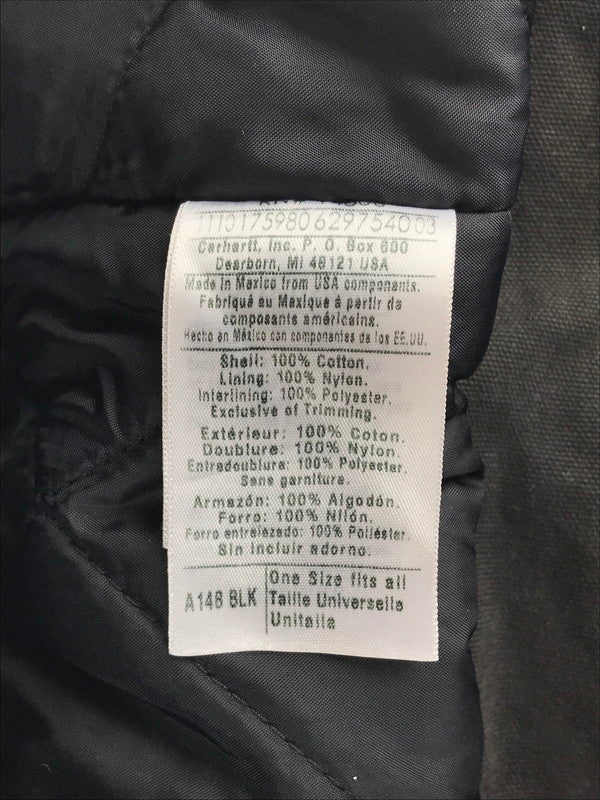 【中古品】【メンズ】 Carhartt カーハート C26 BLK＆A148 BLK TRADITIONAL COAT ARCTIC QUILT LINED トラディショナルコート アークティック キルト ラインド アウター 147-241114-ki-07-tag サイズ：M カラー：ブラック 万代Net店