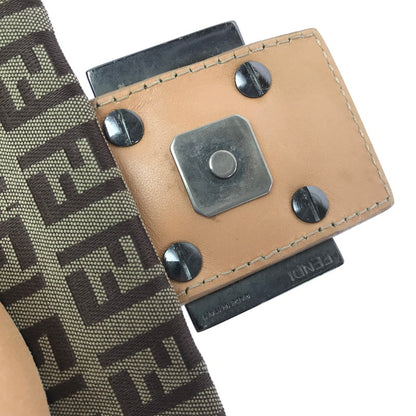 【中古品】【レディース】 FENDI フェンディ ZUCCHINO MAMMA BAGUETTE HAND BAG ズッキーノ マンマ バケット ハンドバッグ 鞄 カバン 180-260704-ty-01-tagh カラー：ブラウン 万代Net店