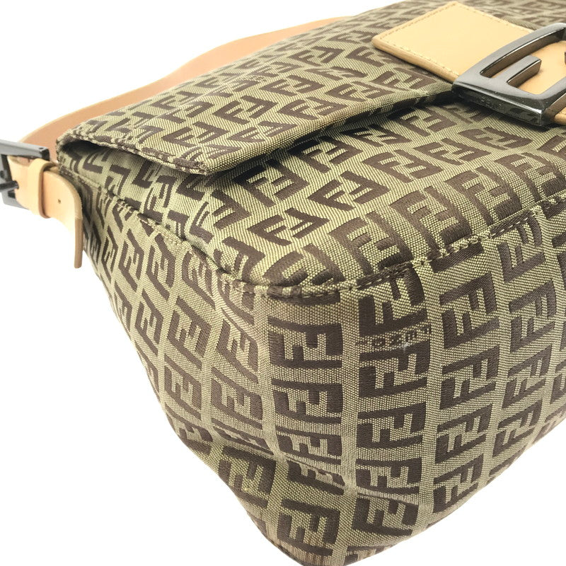 【中古品】【レディース】 FENDI フェンディ ZUCCHINO MAMMA BAGUETTE HAND BAG ズッキーノ マンマ バケット ハンドバッグ 鞄 カバン 180-260704-ty-01-tagh カラー：ブラウン 万代Net店