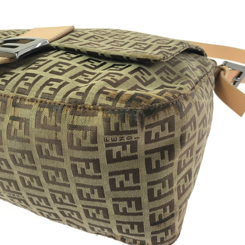 【中古品】【レディース】 FENDI フェンディ ZUCCHINO MAMMA BAGUETTE HAND BAG ズッキーノ マンマ バケット ハンドバッグ 鞄 カバン 180-260704-ty-01-tagh カラー：ブラウン 万代Net店