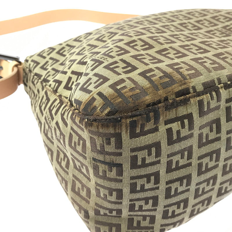 【中古品】【レディース】 FENDI フェンディ ZUCCHINO MAMMA BAGUETTE HAND BAG ズッキーノ マンマ バケット ハンドバッグ 鞄 カバン 180-260704-ty-01-tagh カラー：ブラウン 万代Net店
