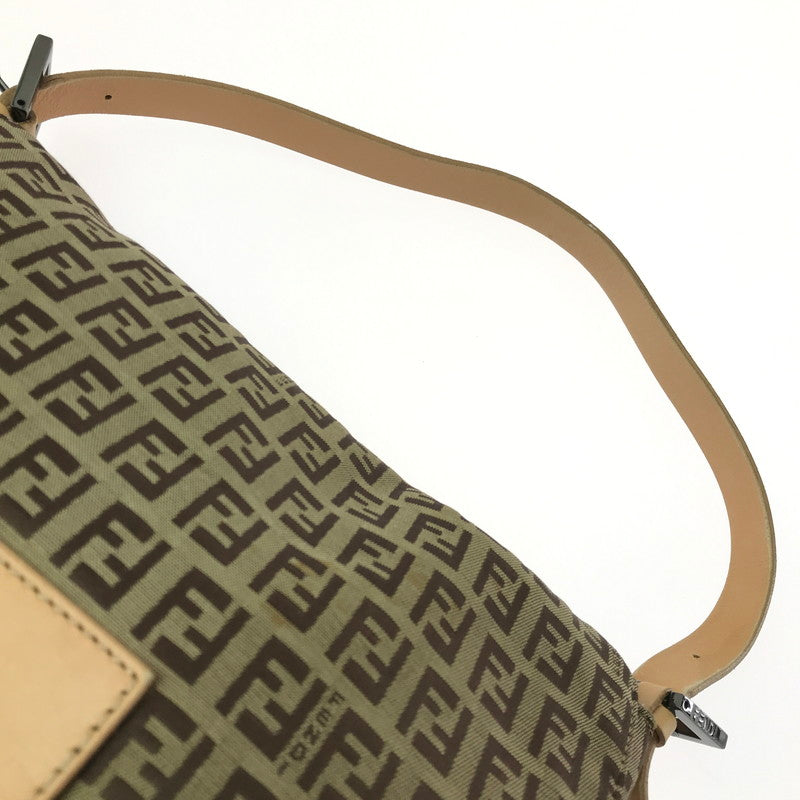 【中古品】【レディース】 FENDI フェンディ ZUCCHINO MAMMA BAGUETTE HAND BAG ズッキーノ マンマ バケット ハンドバッグ 鞄 カバン 180-260704-ty-01-tagh カラー：ブラウン 万代Net店