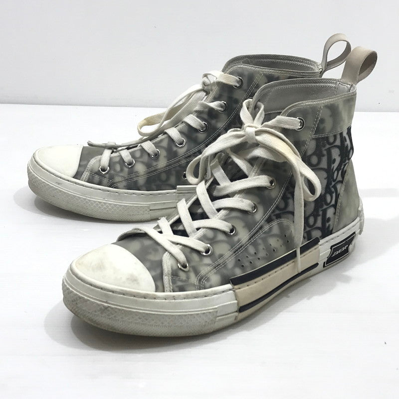 【現状渡し品】【メンズ】 Dior ディオール B23 HIGH TOP SNEAKER ハイトップ スニーカー 靴 183-241217-na-07-tag サイズ：表記サイズなし カラー：ホワイト/ブラック 万代Net店