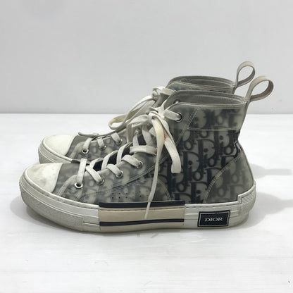 【現状渡し品】【メンズ】 Dior ディオール B23 HIGH TOP SNEAKER ハイトップ スニーカー 靴 183-241217-na-07-tag サイズ：表記サイズなし カラー：ホワイト/ブラック 万代Net店