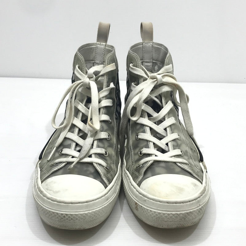 【現状渡し品】【メンズ】 Dior ディオール B23 HIGH TOP SNEAKER ハイトップ スニーカー 靴 183-241217-na-07-tag サイズ：表記サイズなし カラー：ホワイト/ブラック 万代Net店