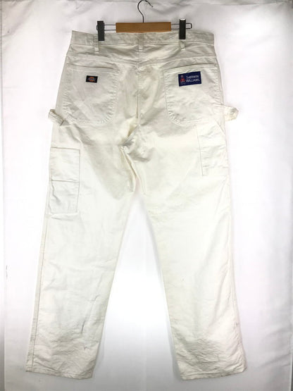 【現状渡し品】【メンズ】 Dickies ディッキーズ × SHERWIN WILLIAMS シャーウィン・ウィリアムズ 別注 コラボ PCSWWH PAINTER PANTS ペインターパンツ ワークパンツ 157-241121-hi-08-tag サイズ：38 カラー：ホワイト 万代Net店