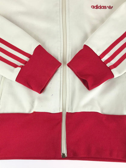 【現状渡し品】【メンズ】 adidas アディダス 695108 TRACK JACKET トラックジャケット ライトアウター 146-241120-na-09-tag サイズ：38 カラー：ホワイト 万代Net店