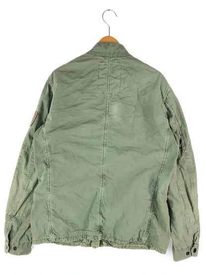 【現状渡し品】【メンズ】 DENIM&SUPPLY デニムアンドサプライ RALPH LAUREN MILITARY SHIRT JACKET ラルフローレン ミリタリーシャツ ジャケット ライトアウター 146-241121-ki-07-tag サイズ：L カラー：カーキ 万代Net店