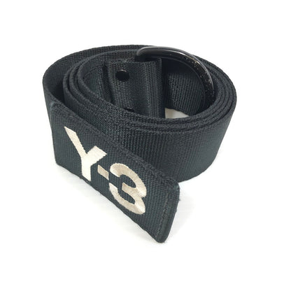 【中古品】【メンズ】 Y-3 ワイスリー LOGO BELT ロゴベルト adidas アディダス Yohji Yamamoto ヨウジヤマモト 服飾小物 205-241125-na-08-tag サイズ：130cm カラー：ブラック 万代Net店