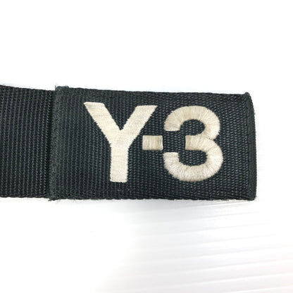 【中古品】【メンズ】 Y-3 ワイスリー LOGO BELT ロゴベルト adidas アディダス Yohji Yamamoto ヨウジヤマモト 服飾小物 205-241125-na-08-tag サイズ：130cm カラー：ブラック 万代Net店