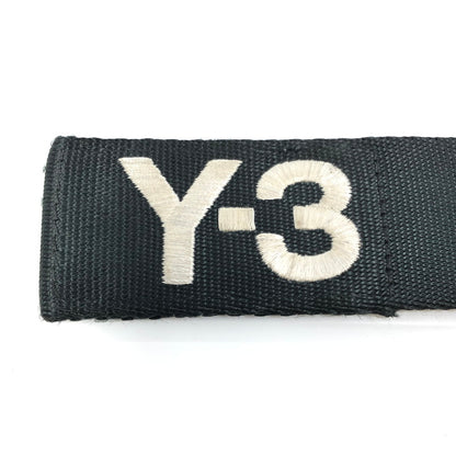 【中古品】【メンズ】 Y-3 ワイスリー LOGO BELT ロゴベルト adidas アディダス Yohji Yamamoto ヨウジヤマモト 服飾小物 205-241125-na-08-tag サイズ：130cm カラー：ブラック 万代Net店