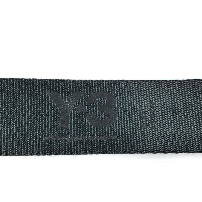 【中古品】【メンズ】 Y-3 ワイスリー LOGO BELT ロゴベルト adidas アディダス Yohji Yamamoto ヨウジヤマモト 服飾小物 205-241125-na-08-tag サイズ：130cm カラー：ブラック 万代Net店