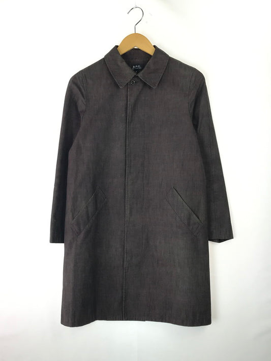 【中古品】【レディース】 A.P.C. アーペーセー ステンカラーコート アウター 169-241126-yk-10-tag サイズ：M カラー：ブラウン 万代Net店