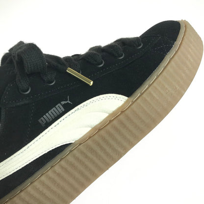 【中古品】【レディース】 PUMA プーマ × FENTY フェンティ 別注 コラボ CREEPER PHATTY 396403-01 クリーパー ファッティ スニーカー 靴 162-241119-yk-20-tag サイズ：25.5cm/US7.5 カラー：BLACK/WARM WHITE/GUM 万代Net店