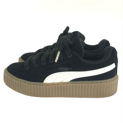 【中古品】【レディース】 PUMA プーマ × FENTY フェンティ 別注 コラボ CREEPER PHATTY 396403-01 クリーパー ファッティ スニーカー 靴 162-241119-yk-20-tag サイズ：25.5cm/US7.5 カラー：BLACK/WARM WHITE/GUM 万代Net店