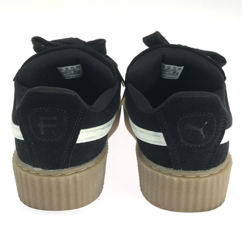 【中古品】【レディース】 PUMA プーマ × FENTY フェンティ 別注 コラボ CREEPER PHATTY 396403-01 クリーパー ファッティ スニーカー 靴 162-241119-yk-20-tag サイズ：25.5cm/US7.5 カラー：BLACK/WARM WHITE/GUM 万代Net店