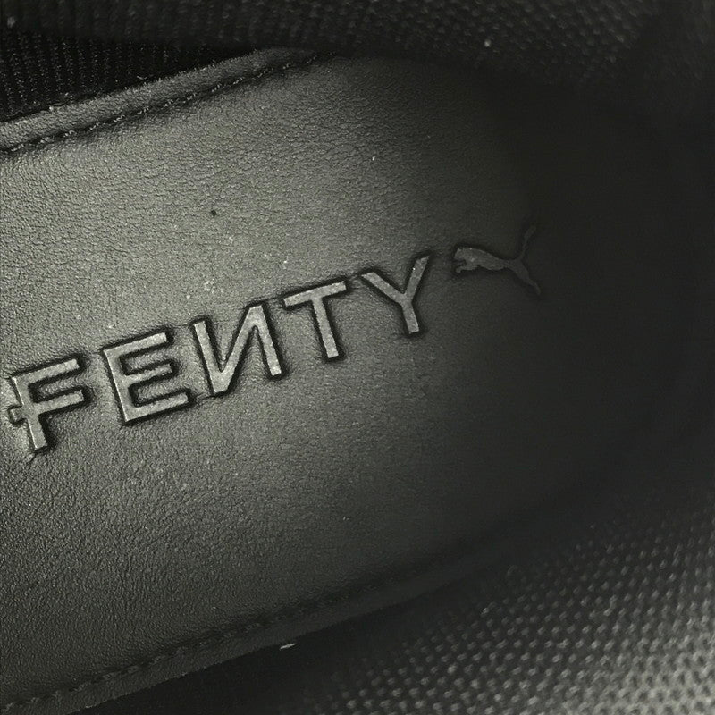 【中古品】【レディース】 PUMA プーマ × FENTY フェンティ 別注 コラボ CREEPER PHATTY 396403-01 クリーパー ファッティ スニーカー 靴 162-241119-yk-20-tag サイズ：25.5cm/US7.5 カラー：BLACK/WARM WHITE/GUM 万代Net店