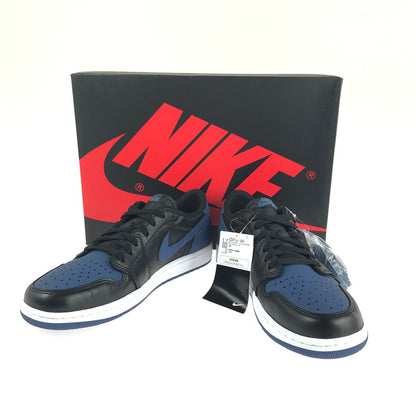 【中古美品】【メンズ】 NIKE ナイキ AIR JORDAN 1 LOW OG CZ0790-041 エア ジョーダン 1 レトロ ロー オリジナル スニーカー 靴 160-241119-yk-22-tag サイズ：28cm/US10 カラー：BLACK/MYSTIC NAVY-WHITE 万代Net店