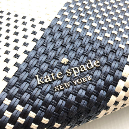 【中古品】【レディース】 Kate Spade ケイトスペード KA785 GINGHAM CROSSBODY CLUTCH BAG ギンガム クロスボディ クラッチバッグ 2WAYバッグ ショルダーバッグ ハンドバッグ カバン 180-241119-na-07-tag カラー：ブルー/ホワイト 万代Net店