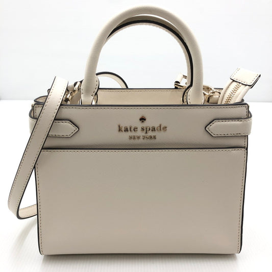 【中古品】【レディース】 Kate Spade ケイトスペード S338 2WAY SHOULDER BAG 2WAYバッグ ショルダーバッグ ハンドバッグ カバン 188-241119-na-06-tag カラー：ホワイト 万代Net店