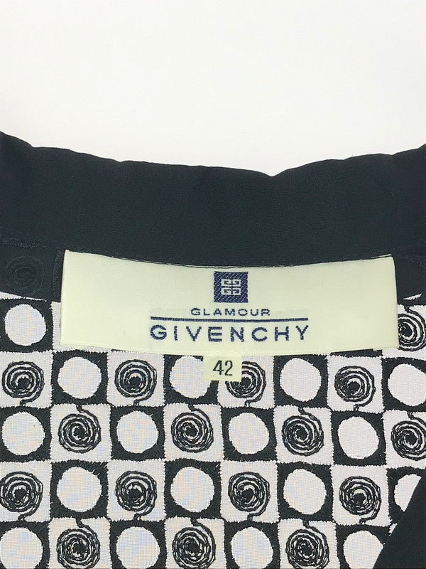 【中古品】【レディース】 GIVENCHY ジバンシィ SEE-THROUGH BLOUSE シースルーブラウス 168-241203-na-12-tag サイズ：42 カラー：ブラック系 万代Net店