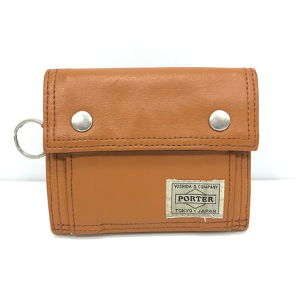 【中古品】【メンズ】 PORTER ポーター 吉田カバン FREE STYLE WALLET 707-07175 フリースタイル ウォレット 3つ折り財布 200-241218-yk-04-tag カラー：CAMEL 万代Net店