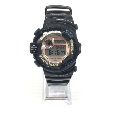 【中古品】【メンズ/レディース】 CASIO カシオ BABY-G ベイビージー BGW-103K FROGMAN イルカクジラ クォーツ 腕時計 196-241224-ki-19-tag カラー：ブラック/ブラウン 万代Net店