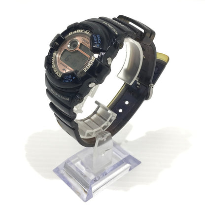 【中古品】【メンズ/レディース】 CASIO カシオ BABY-G ベイビージー BGW-103K FROGMAN イルカクジラ クォーツ 腕時計 196-241224-ki-19-tag カラー：ブラック/ブラウン 万代Net店