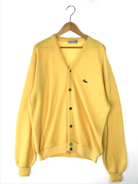 【中古品】【メンズ】  IZOD LACOSTE アイゾッドラコステ 60S ACRYLIC KNIT CARDIGAN 60年代 アクリル ニット カーディガン トップス 146-241126-mo-07-tag サイズ：XL カラー：イエロー 万代Net店