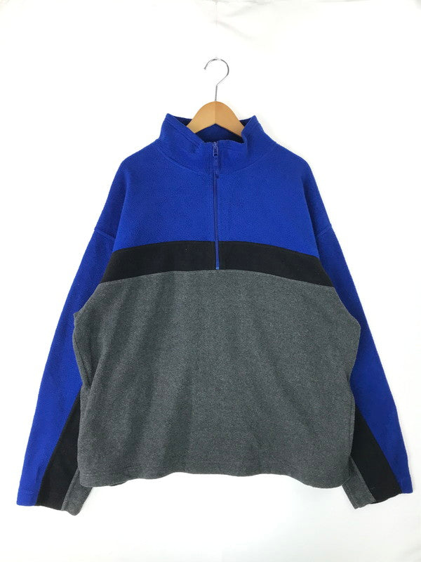 【現状渡し品】【メンズ】  OLD GAP オールドギャップ HALF ZIP FLEECE ハーフジップフリース ジャケット ライトアウター 146-241126-mo-10-tag サイズ：XL カラー：ブルー 万代Net店