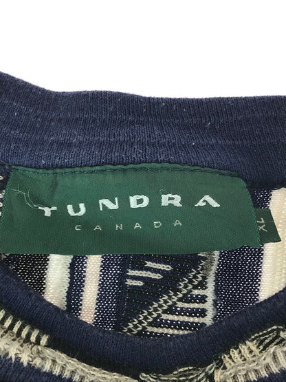 【中古品】【メンズ】  TUNDRA ツンドラ 80S 3D KNIT SWEATER 80年代 3D ニット トップス セーター 146-241126-mo-06-tag サイズ：XL カラー：マルチカラー 万代Net店