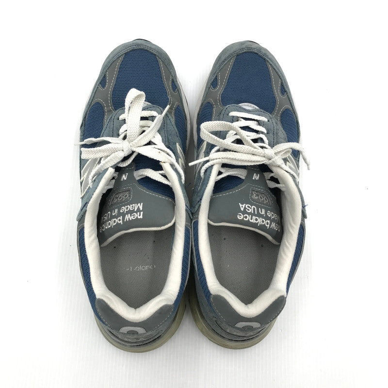 【現状渡し品】【メンズ】 NEW BALANCE ニューバランス MR993VI 993 BLUE スニーカー 靴 162-241123-hi-11-tag サイズ：28cm US 10 カラー：ブルー 万代Net店