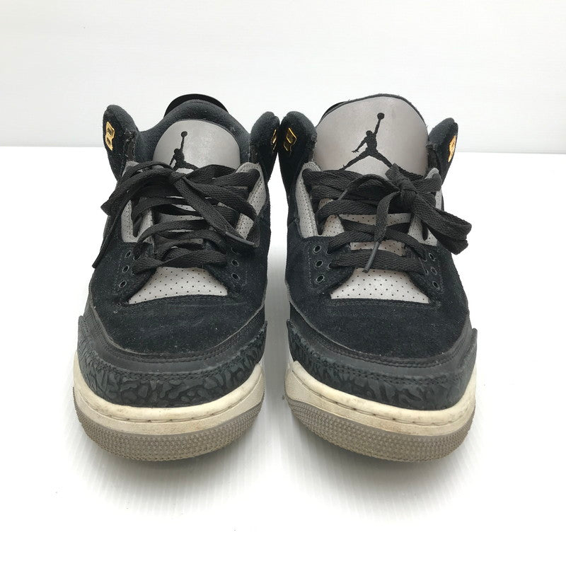 【現状渡し品】【メンズ】 NIKE ナイキ AIR JORDAN 3 RETRO TINKER CK4348-007 エアジョーダン 3 レトロ ティンカー スニーカー 靴 160-241123-hi-07-tag サイズ：28cm US 10 カラー：BLACK/CEMENT GREY 万代Net店