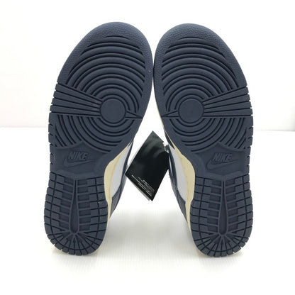 【中古美品】【メンズ】 NIKE ナイキ WMNS DUNK LOW VINTAGE NAVY DD1503-115 ウィメンズ ダンク ロー ヴィンテージ ネイビー スニーカー 靴 160-241123-hi-08-tag サイズ：27cm US 10 カラー：WHITE/MIDNIGHT NAVY 万代Net店