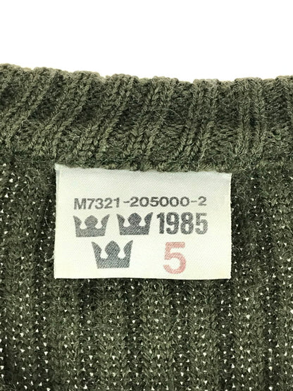 【中古品】【メンズ】 SWEDISH ARMY スウェーデン軍 80S COMBAT SWEATER コンバットセーター トップス 146-241126-mo-11-tag カラー：カーキ 万代Net店